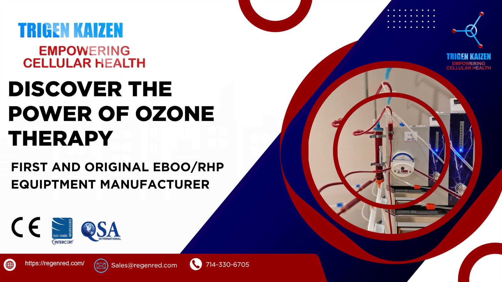 Discover the power of ozone therapy — EBOO / RHP equipment overview