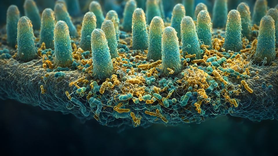 Function Along the Gut Lining