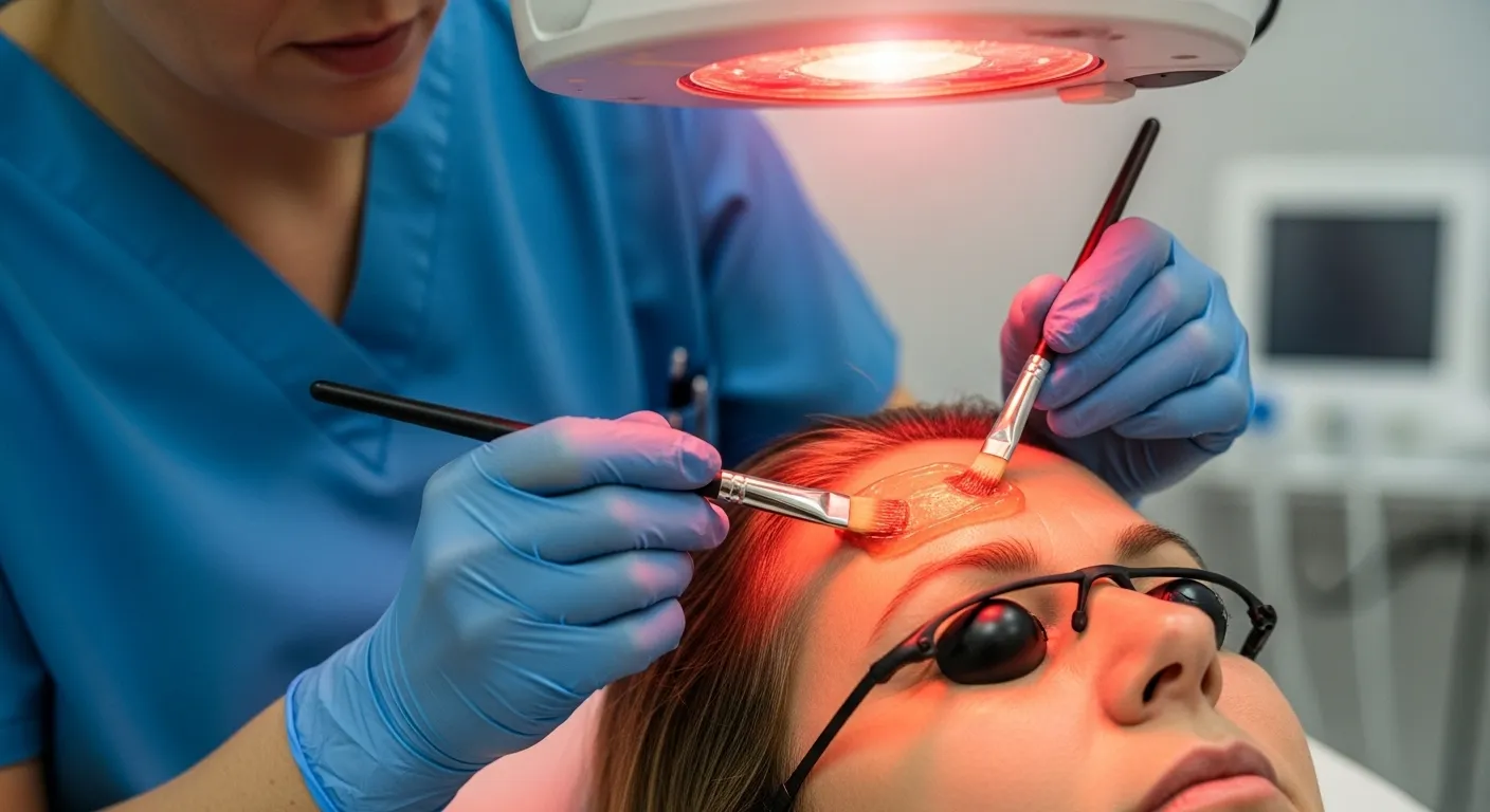 Applying the Photosensitizing Agent