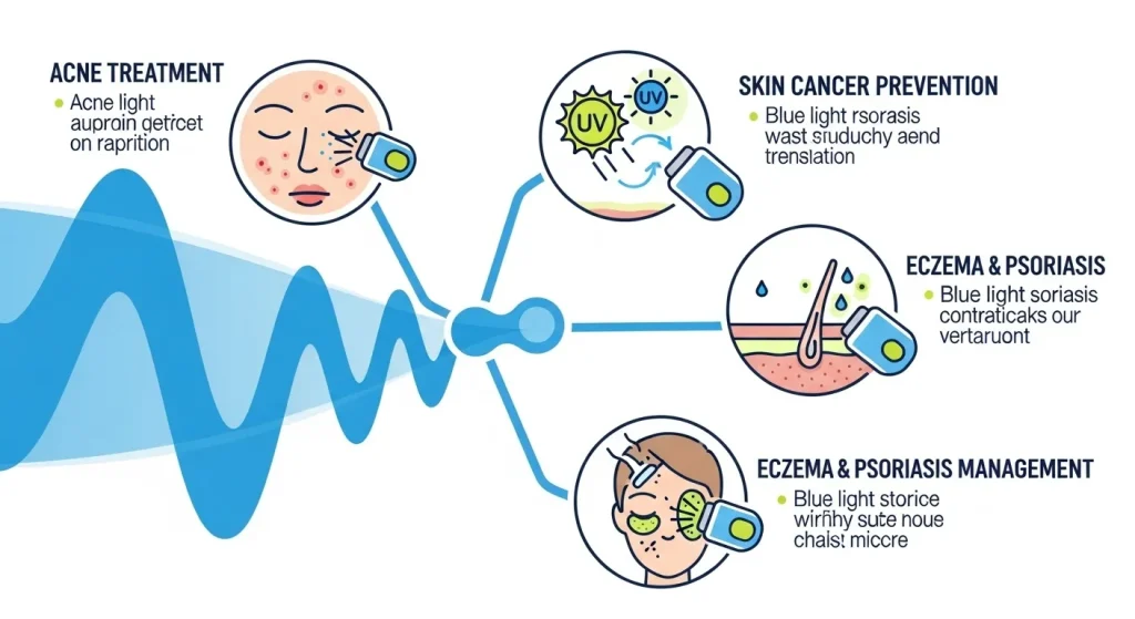 Common uses and benefits of blue light therapy