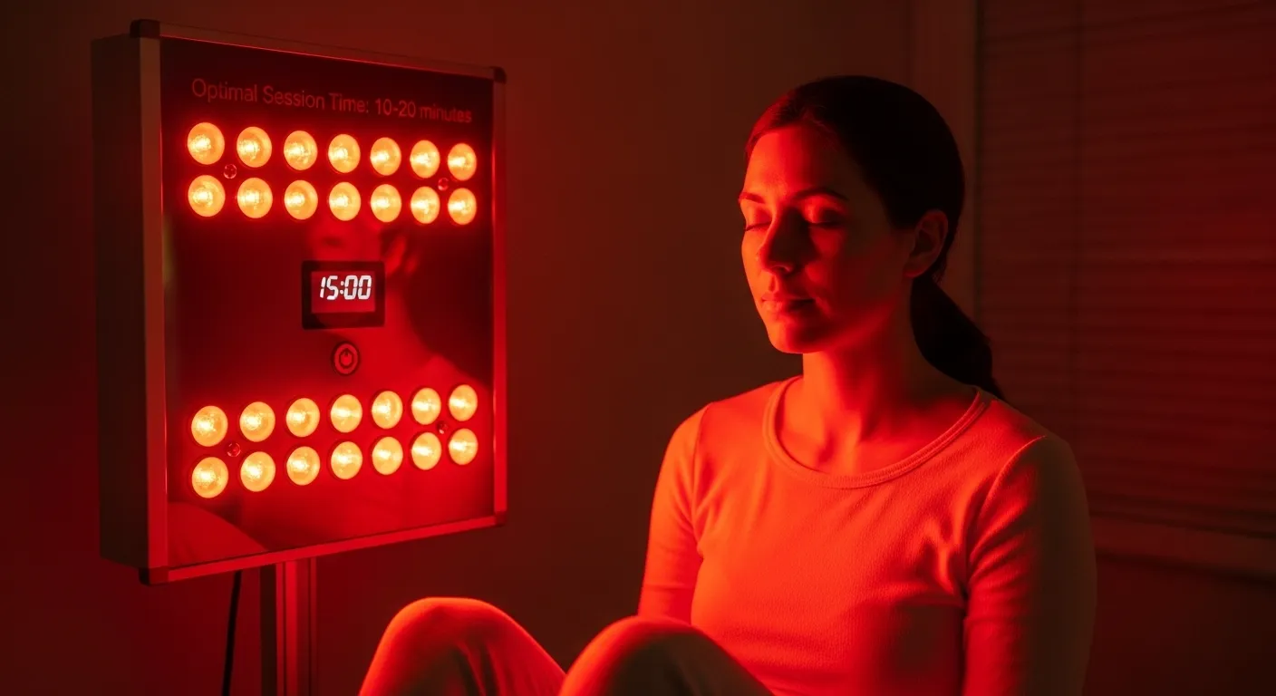 How long should you do red light therapy per session?
