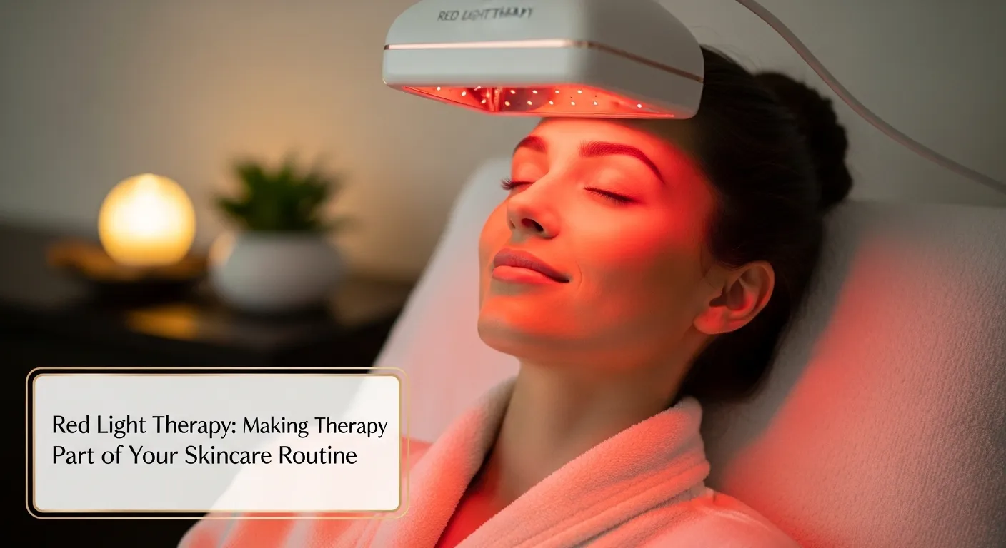 Making therapy part of your skincare or wellness routine