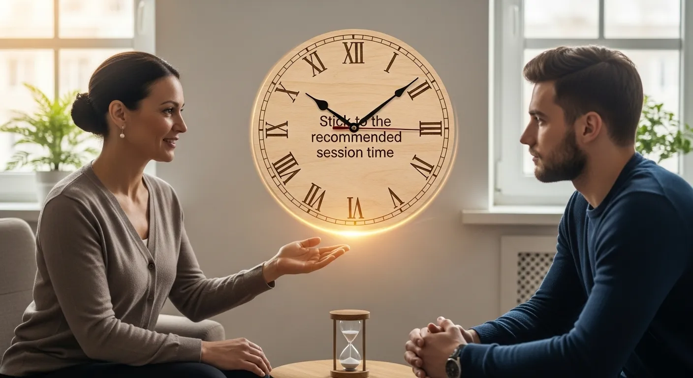 Stick to the recommended session time