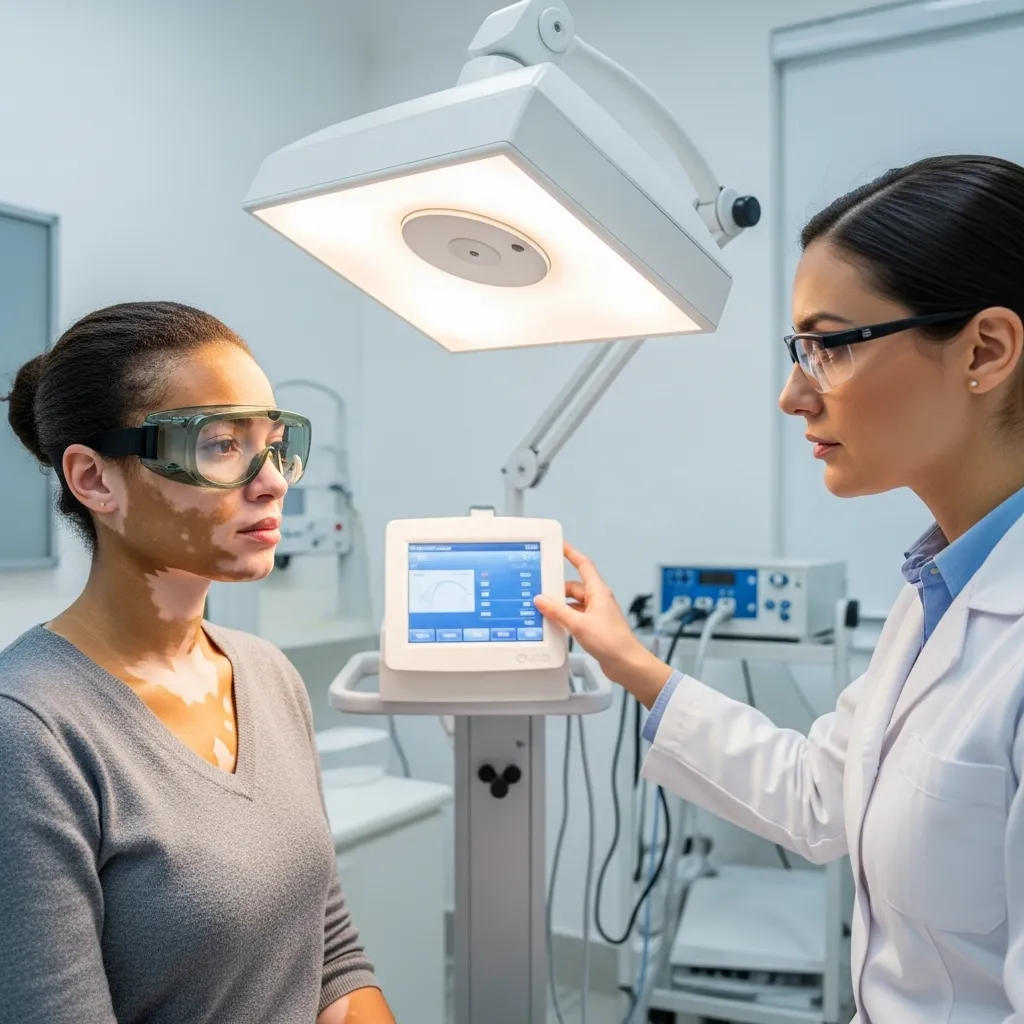 Eye protection and skin sensitivity precautions