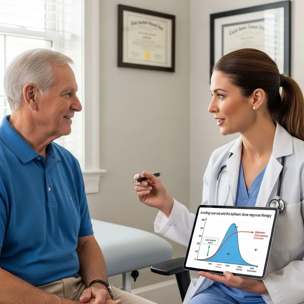 Avoiding overuse and the biphasic dose response