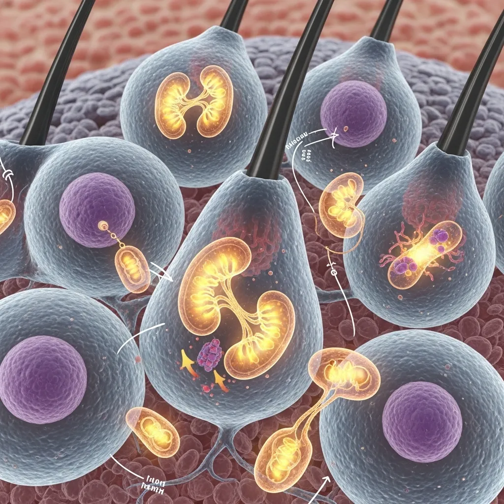 Therapy for Hair Loss Mitochondrial stimulation in hair matrix cells
