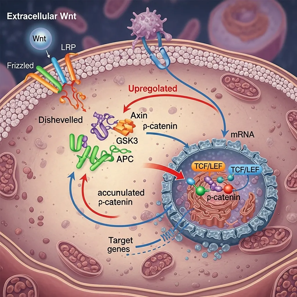 Wnt/β-catenin signaling upregulation