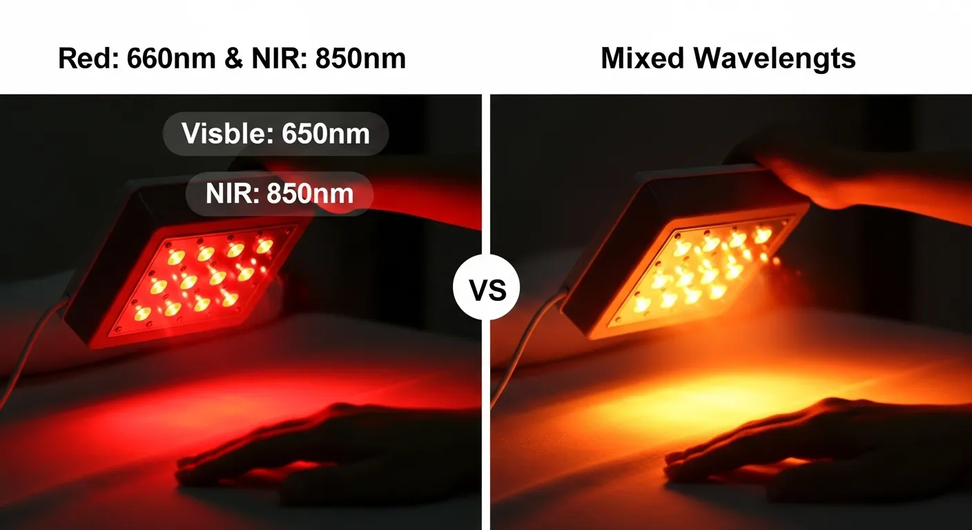Red and NIR: 660nm & 850nm vs Mixed Wavelengths