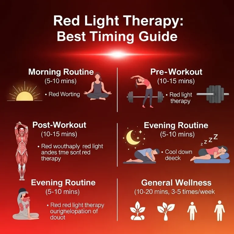 Red Light Therapy: Best Timing Guide
