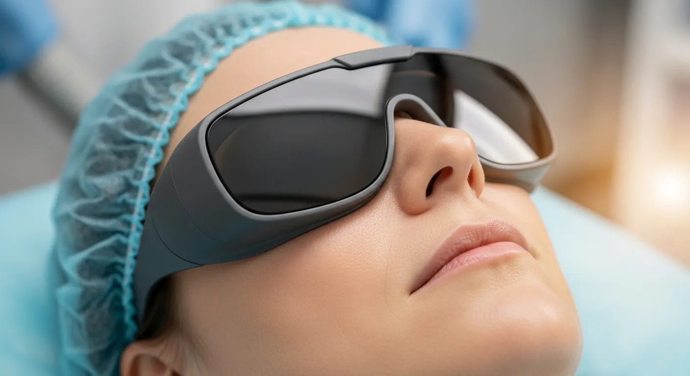 Protecting your eyes during treatment