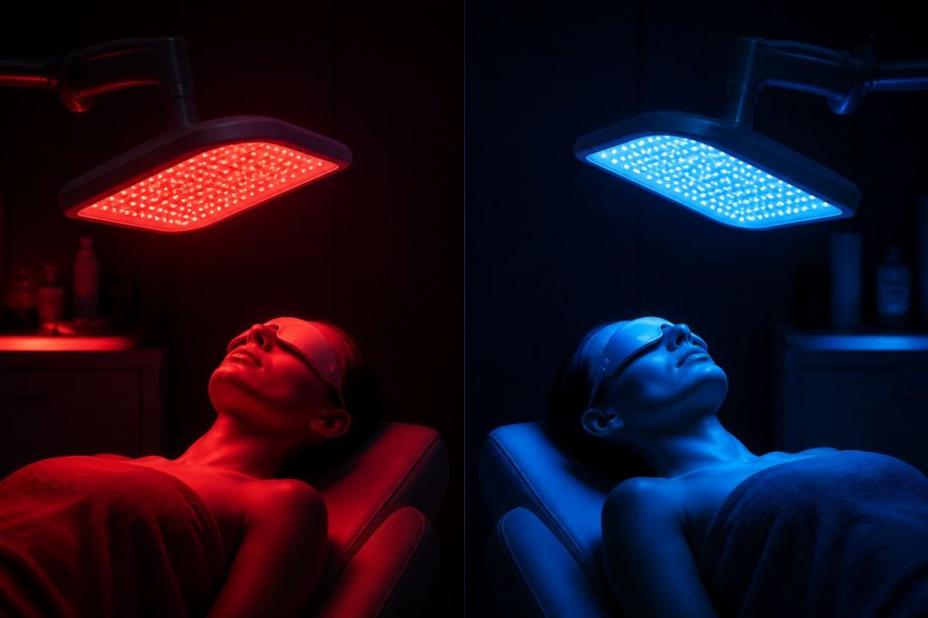 Red Light vs Blue Light Therapy: Which Actually Works Better?